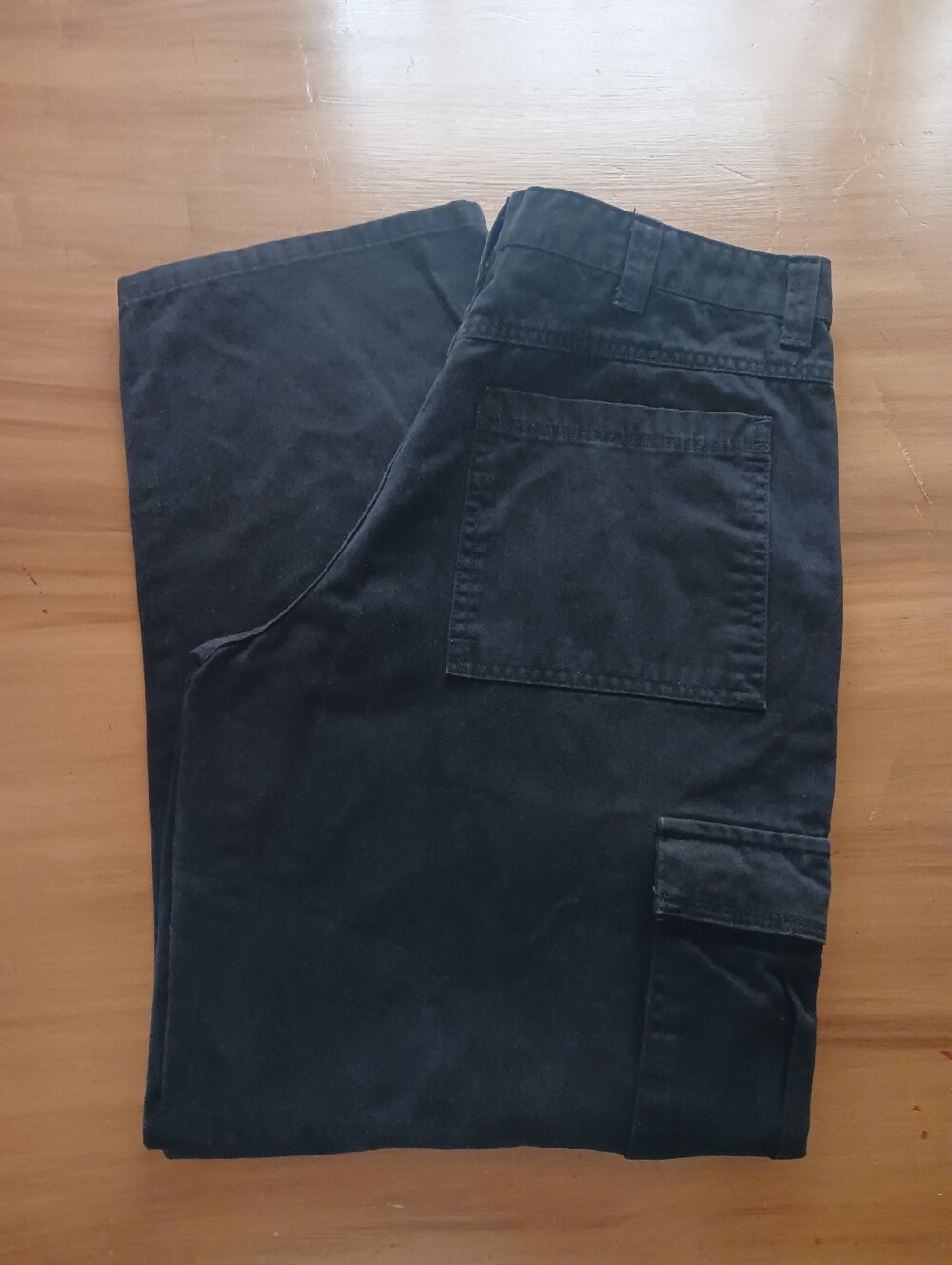 Wranglers Utility Jeans Mens 34x32 Black 100% Cotton